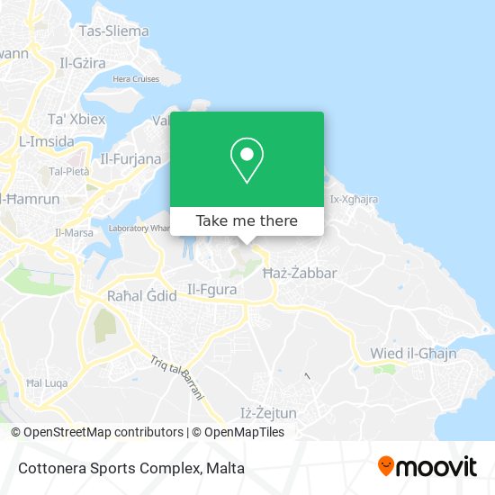 Cottonera Sports Complex map
