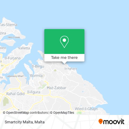 Smartcity Malta map