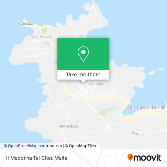 Il-Madonna Tal-Għar map