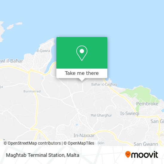 Magħtab Terminal Station map