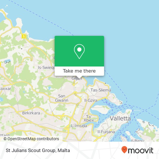 St Julians Scout Group map