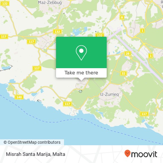 Misrah Santa Marija map