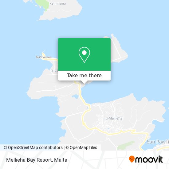 Mellieha Bay Resort map