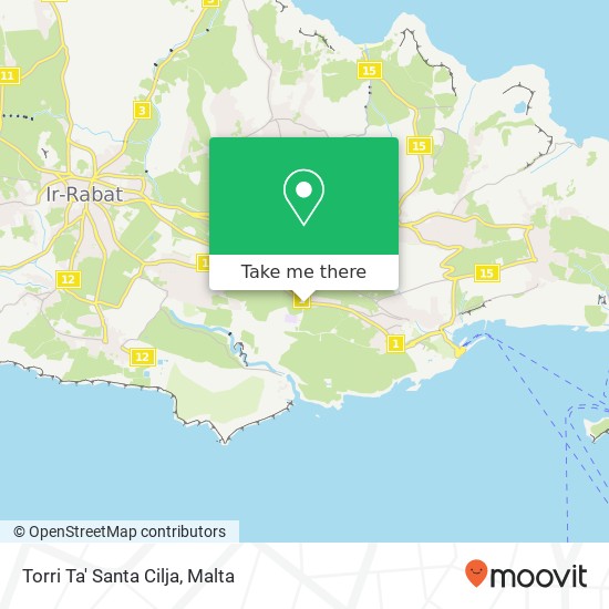 Torri Ta' Santa Cilja map
