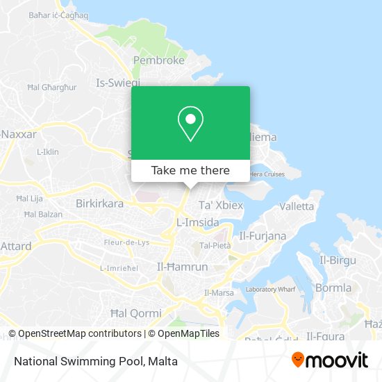 National Swimming Pool map