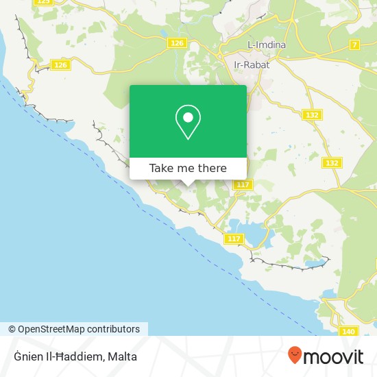 Ġnien Il-Ħaddiem map