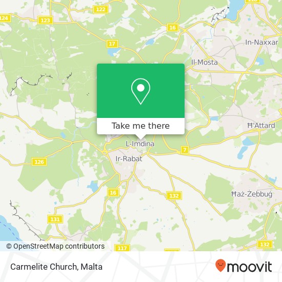 Carmelite Church map