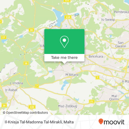 Il-Knisja Tal-Madonna Tal-Mirakli map