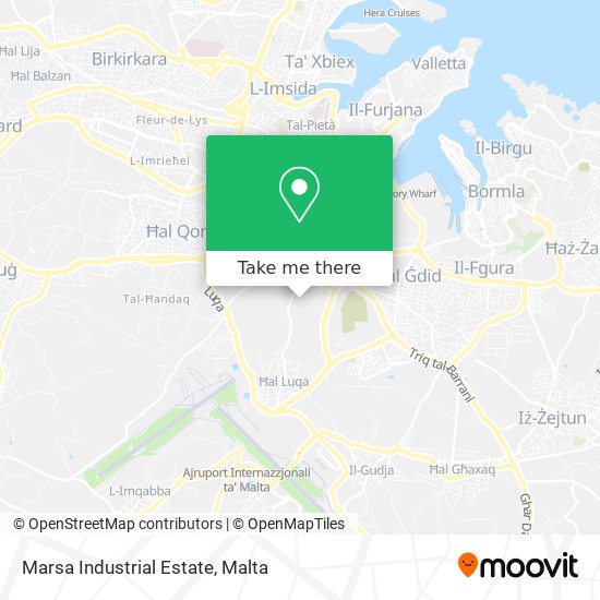 Marsa Industrial Estate map