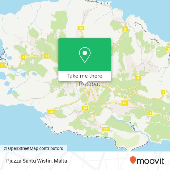 Pjazza Santu Wistin map