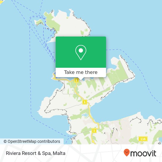 Riviera Resort & Spa map