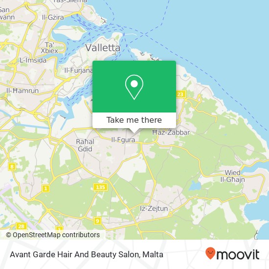 Avant Garde Hair And Beauty Salon map