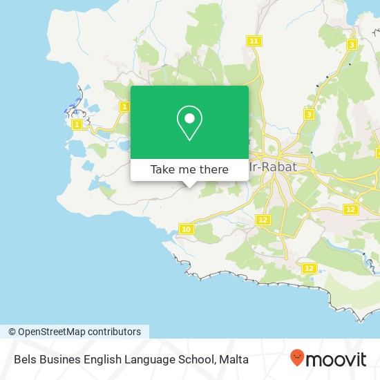 Bels Busines English Language School map