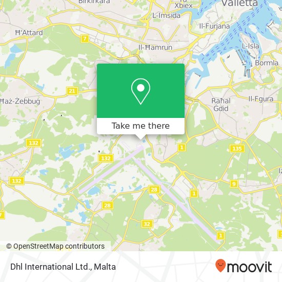 Dhl International Ltd. map