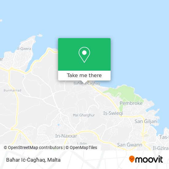 Baħar Iċ-Ċagħaq map