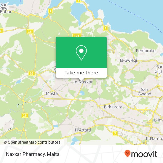Naxxar Pharmacy map