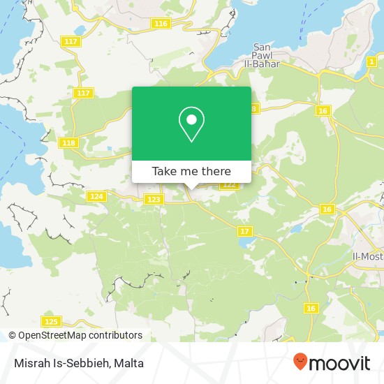 Misrah Is-Sebbieh map