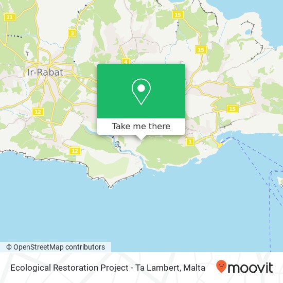 Ecological Restoration Project - Ta Lambert map