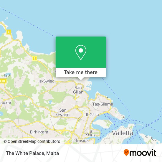The White Palace map