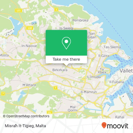 Misraħ It-Tiġieg map