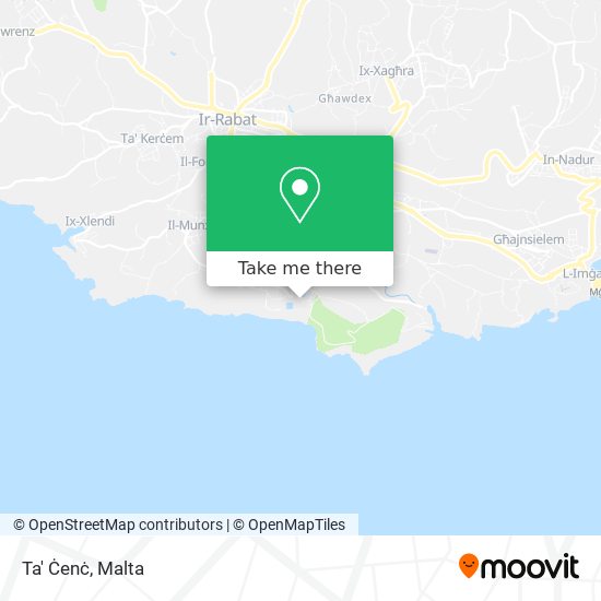 Ta' Ċenċ map