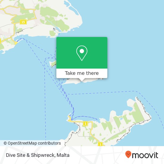 Dive Site & Shipwreck map