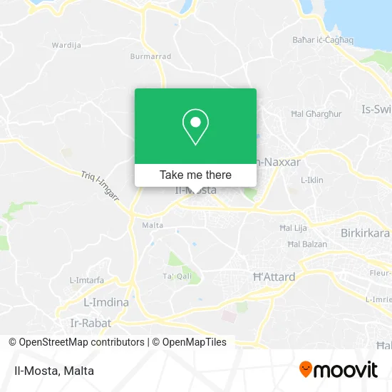 Il-Mosta map