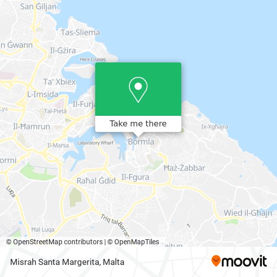 Misrah Santa Margerita map