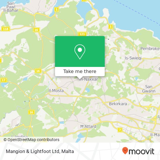 Mangion & Lightfoot Ltd map