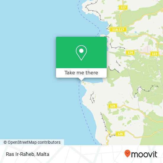 Ras Ir-Raħeb map