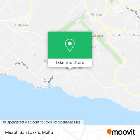 Misraħ San Lazzru map
