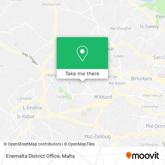 Enemalta District Office map