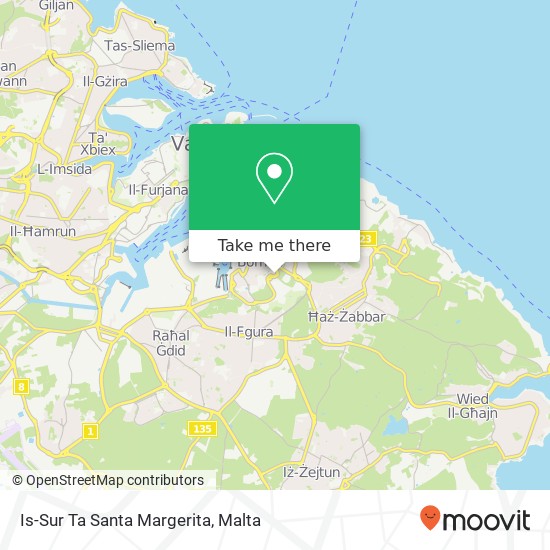Is-Sur Ta Santa Margerita map