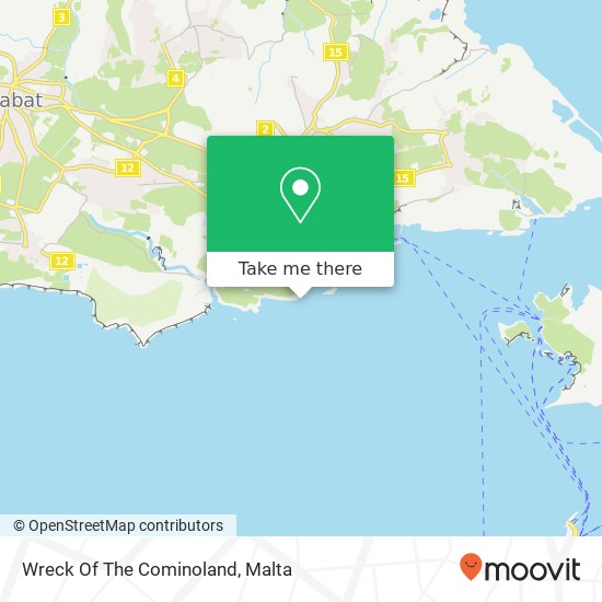 Wreck Of The Cominoland map