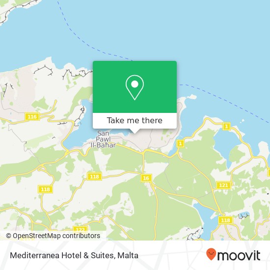 Mediterranea Hotel & Suites map