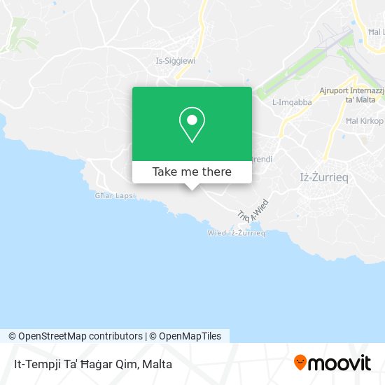 It-Tempji Ta' Ħaġar Qim map