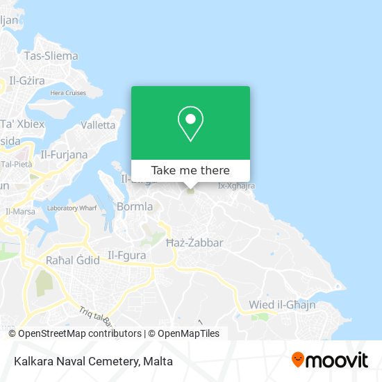 Kalkara Naval Cemetery map