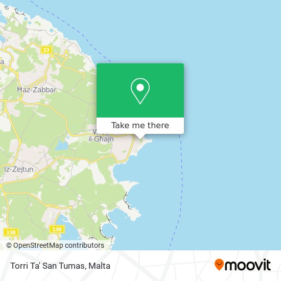 Torri Ta' San Tumas map