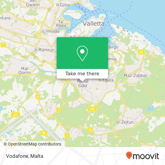 Vodafone map