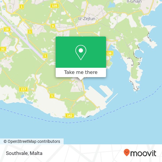 Southvale map