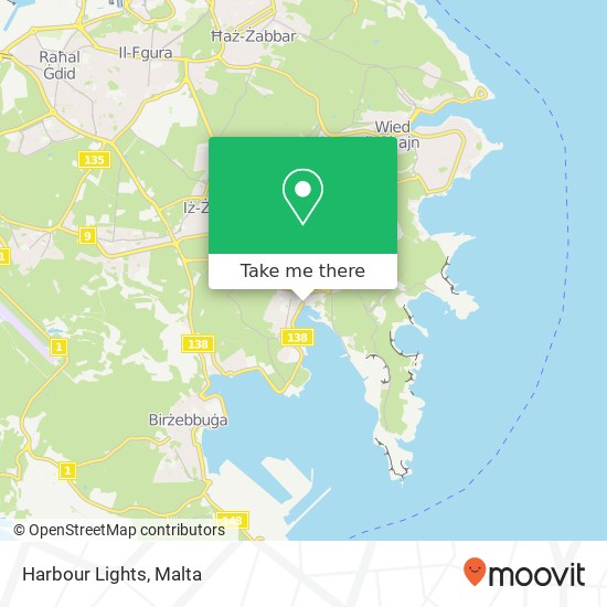 Harbour Lights map