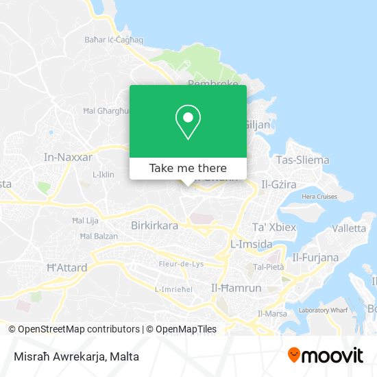 Misraħ Awrekarja map