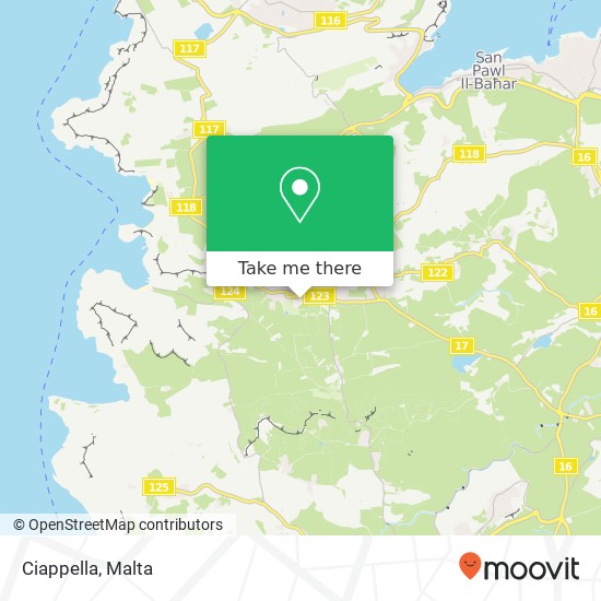 Ciappella map