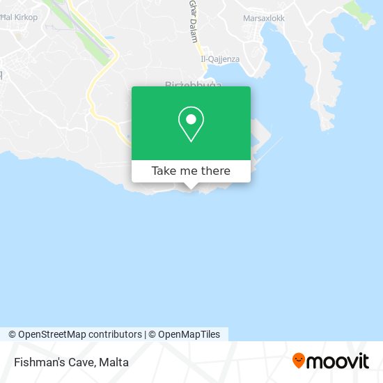 Fishman's Cave map