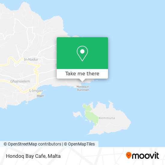 Hondoq Bay Cafe map