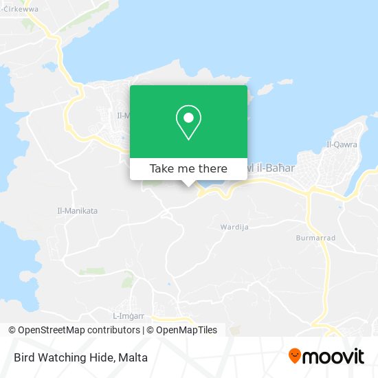 Bird Watching Hide map