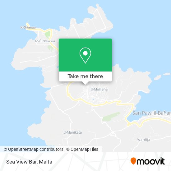 Sea View Bar map