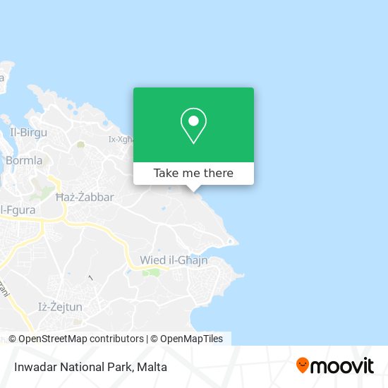 Inwadar National Park map