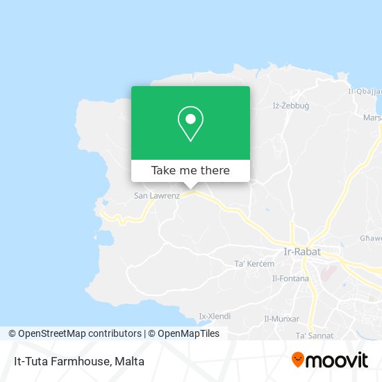 It-Tuta Farmhouse map