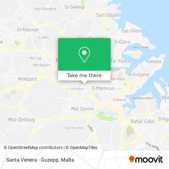 Santa Venera - Ġuzepp map